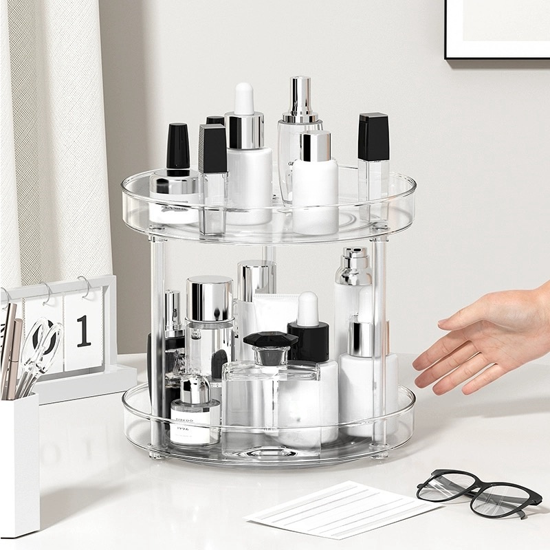 Desk Setup Productivity - 1pc rotativa caixa de armazenamento de