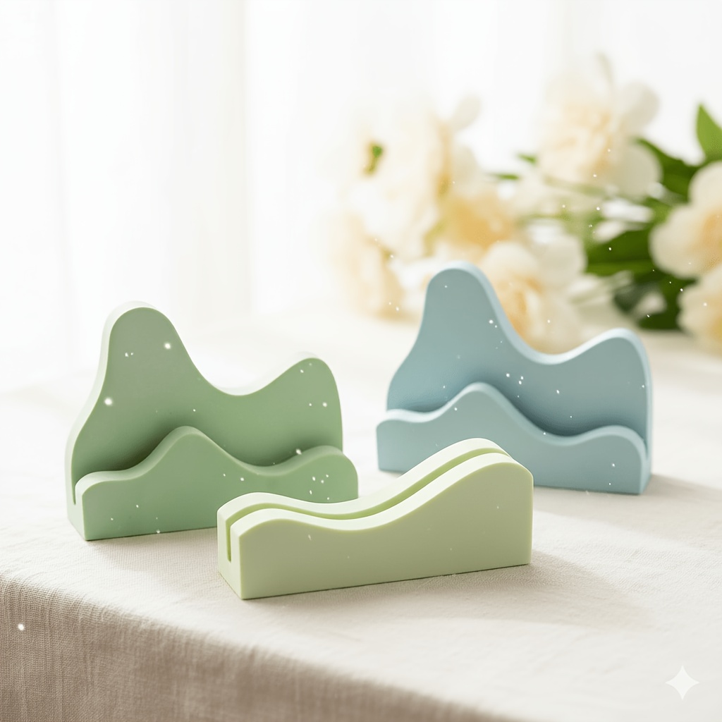 Desk Setup Nature - Moldes de Silicone para Fundição, Clipes