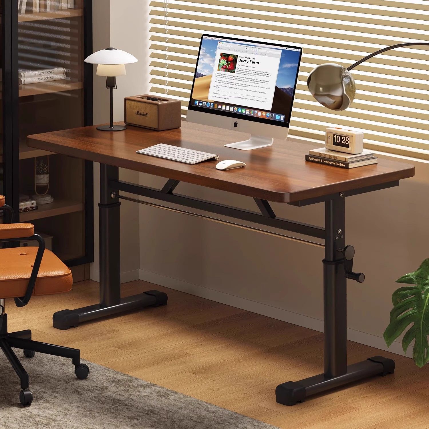 Desk Setup For Laptop - Mesa de Computador Moderna Simples com
