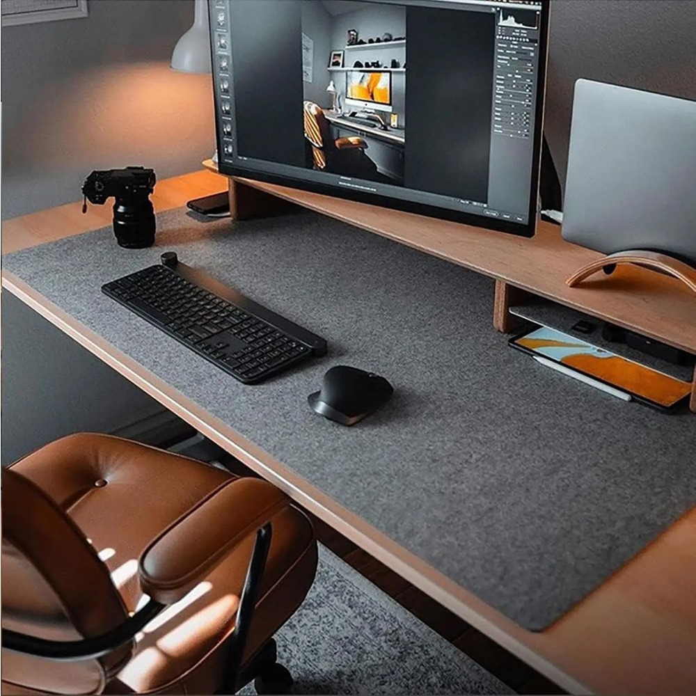 Desk Setup Carpet - Tapete de mesa de feltro tapete
