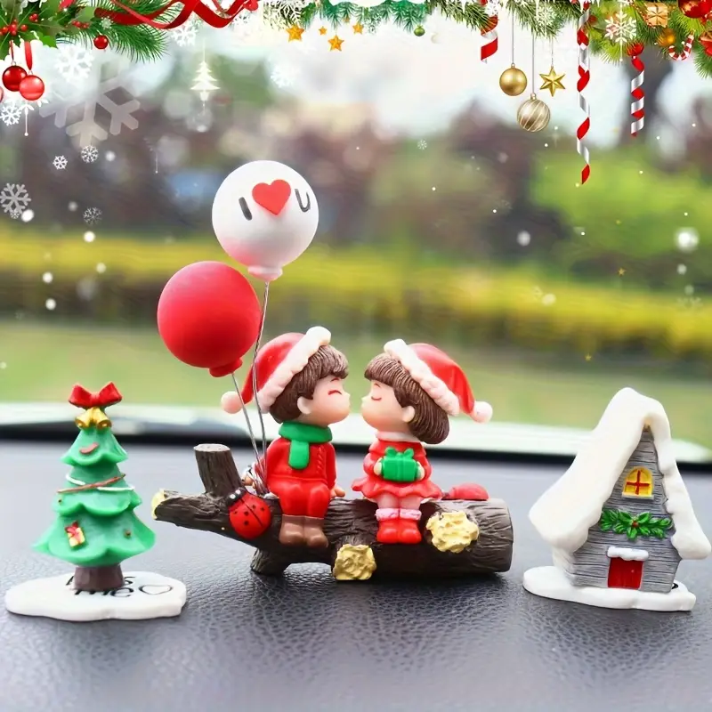 Desk Setup Nature - 1-10 pares de natal micro paisagem