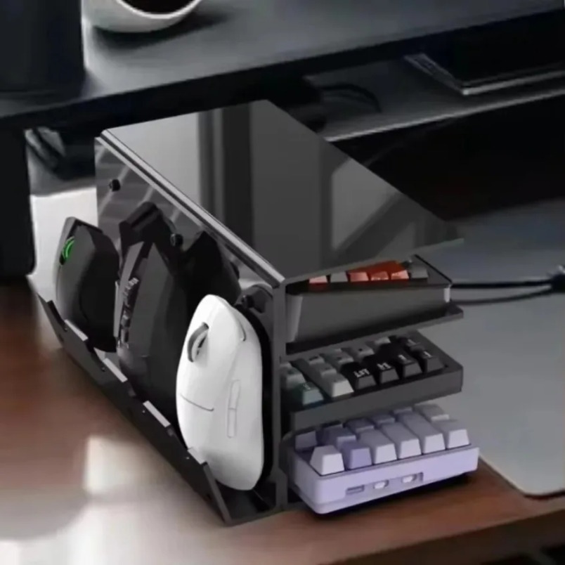 Gaming Setup Desk - Suporte de Teclado com Display de