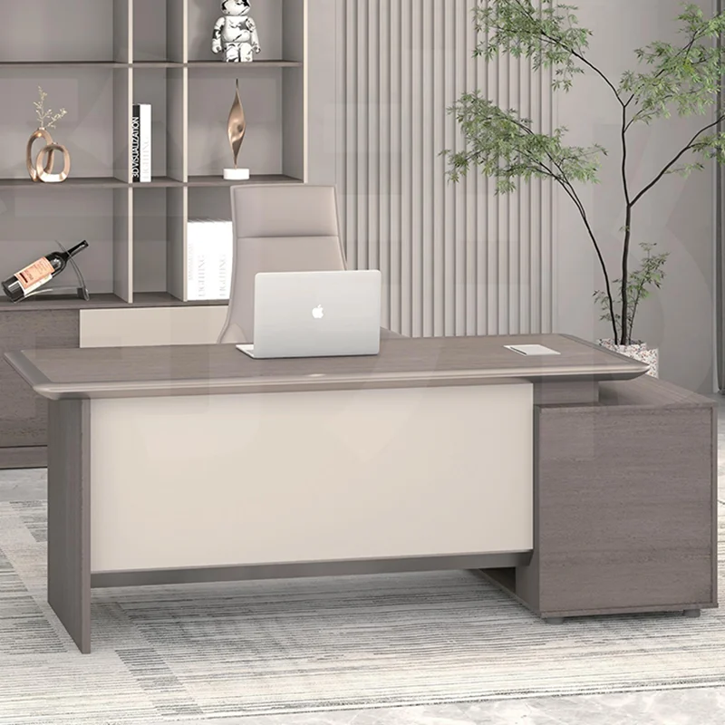 Desk Setup Reference - Mesa de recepção para escritório em
