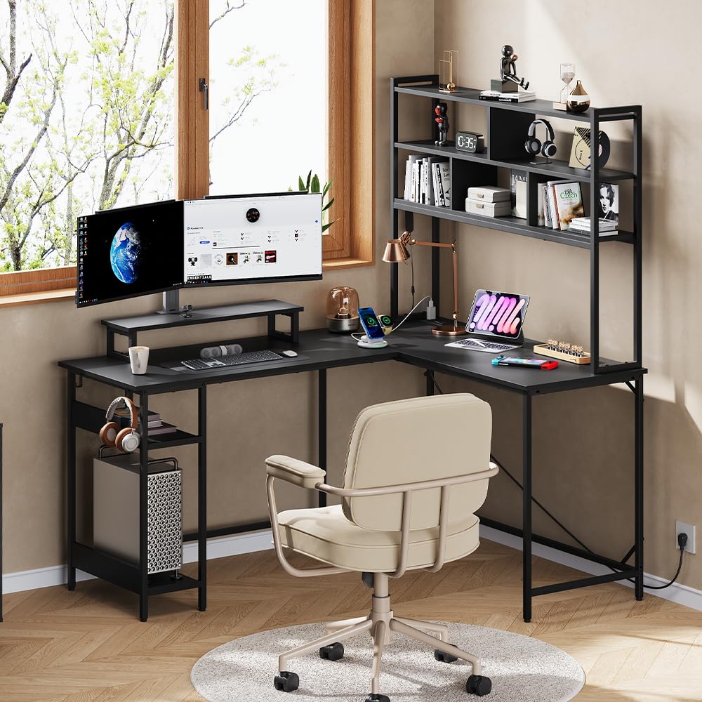 Mesa de jogos em forma de L co - Gaming Setup Desk avaliação e preço