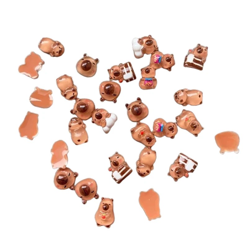 100 Peças Mini Figuras de Capi - Desk Setup Nature avaliação e preço