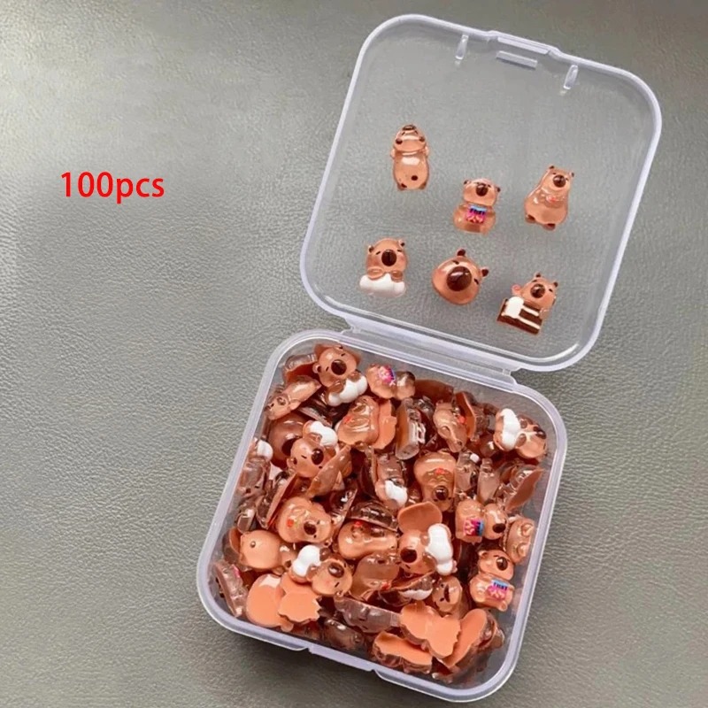 100 Peças Mini Figuras de Capi - Desk Setup Nature avaliação e preço