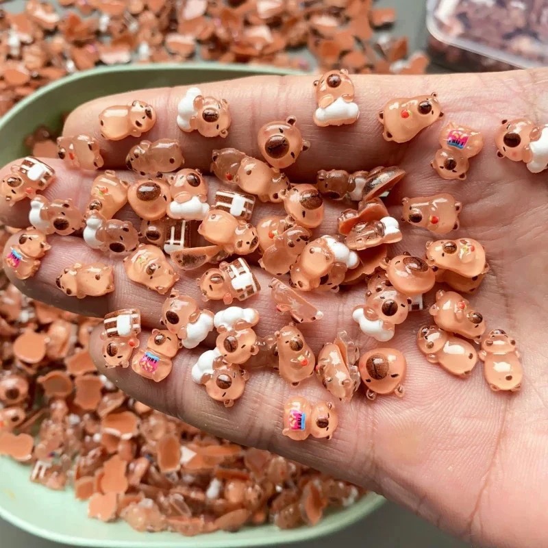 100 Peças Mini Figuras de Capi - Desk Setup Nature avaliação e preço