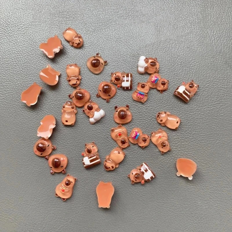 100 Peças Mini Figuras de Capi - Desk Setup Nature avaliação e preço
