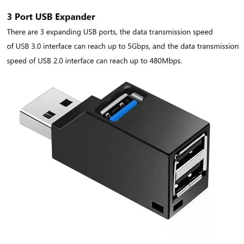 Hub USB 3.0 2.0 Rotativo com 3 - Desk Setup Usb Hub avaliação e preço