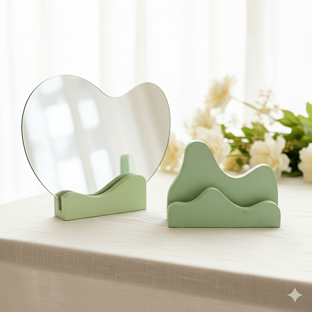 Moldes de Silicone para Fundiç - Desk Setup Nature avaliação e preço