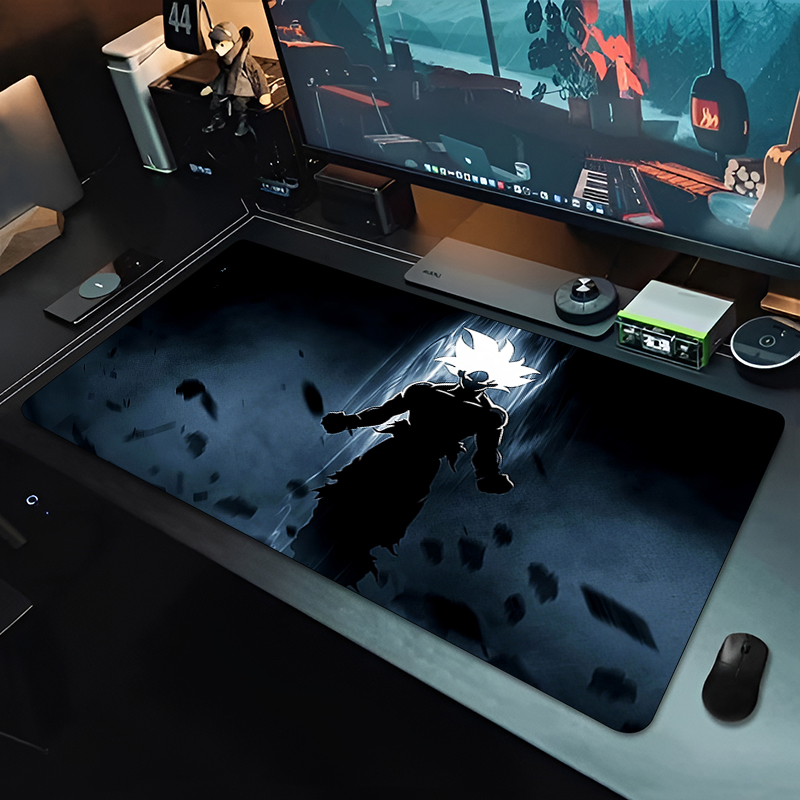 Mouse Pad Grande DBZ Black Ani - Desk Setup Carpet avaliação e preço