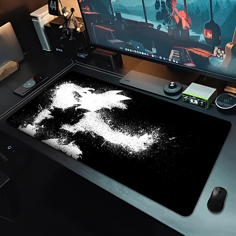 Mouse Pad Grande DBZ Black Ani - Desk Setup Carpet avaliação e preço