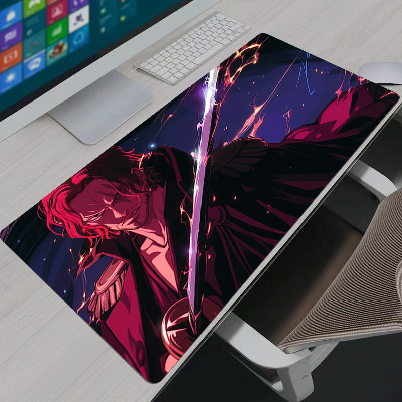 Uma peça shanks mouse pad gran - Desk Setup Carpet avaliação e preço