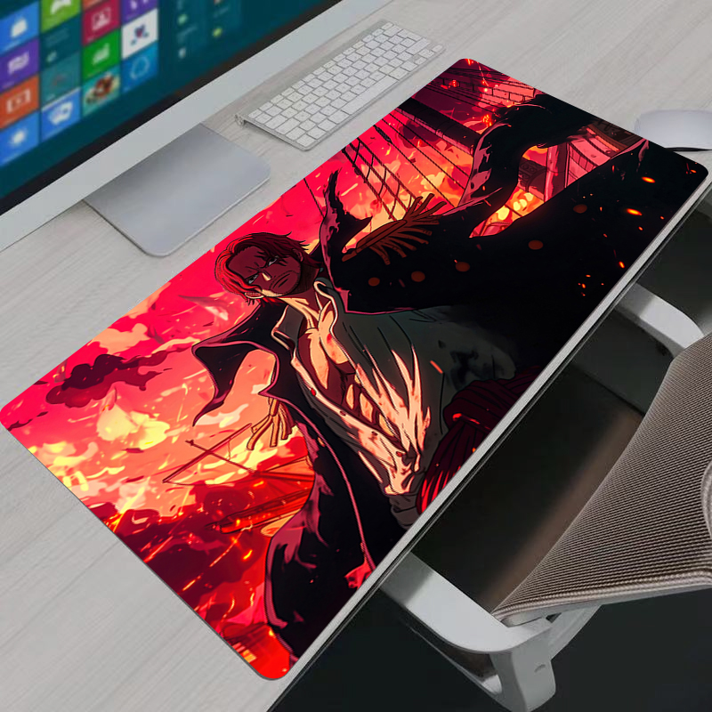 Uma peça shanks mouse pad gran - Desk Setup Carpet avaliação e preço
