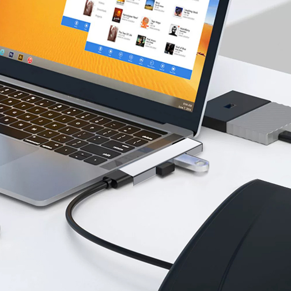 Hub USB 3.0 3 em 1 com 3 Porta - Desk Setup Usb Hub avaliação e preço