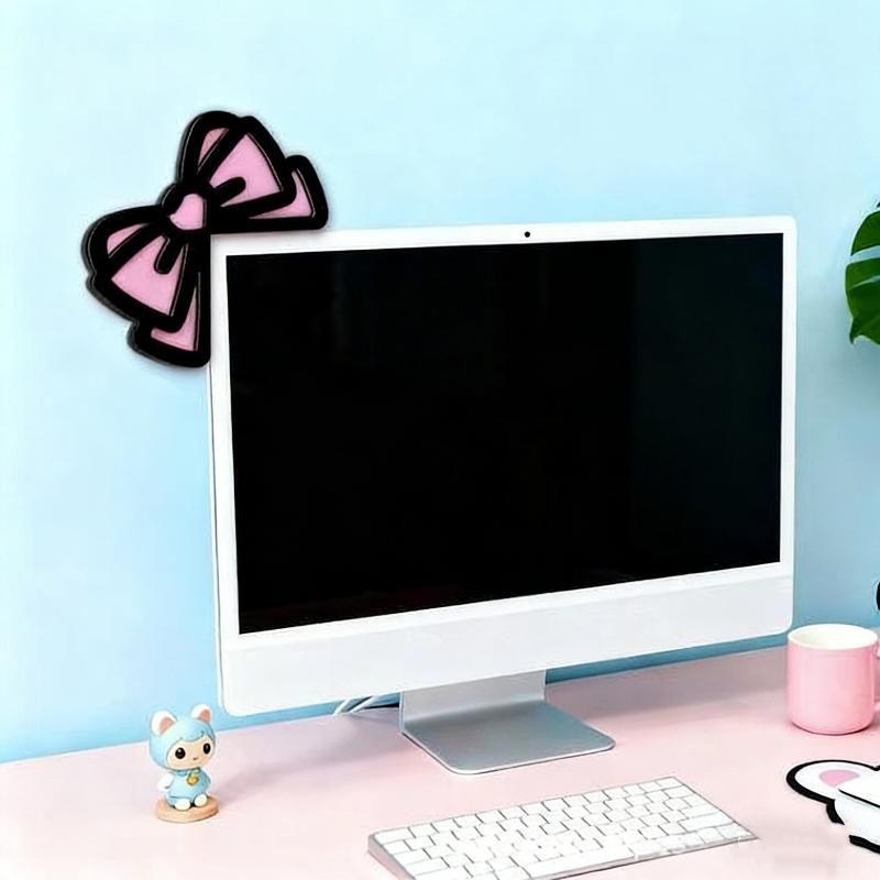 Novo Laço de Madeira 1/2 Peças - Desk Setup Pc avaliação e preço