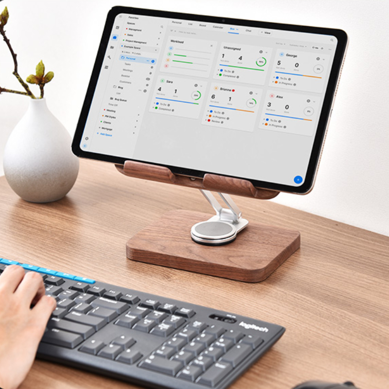 Suporte para iPad em Nogueira  - Desk Setup With Ipad avaliação e preço