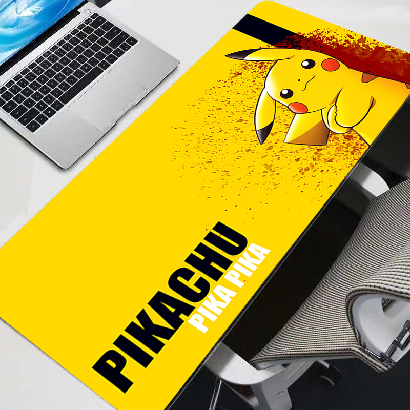 Mouse pad grande p-pikachu bor - Desk Setup Carpet avaliação e preço