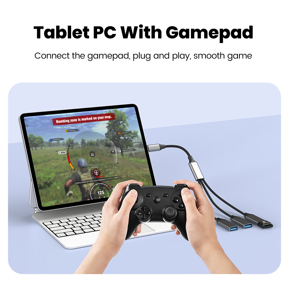 3 em 1 cabo divisor usb usb a  - Desk Setup Usb Hub avaliação e preço