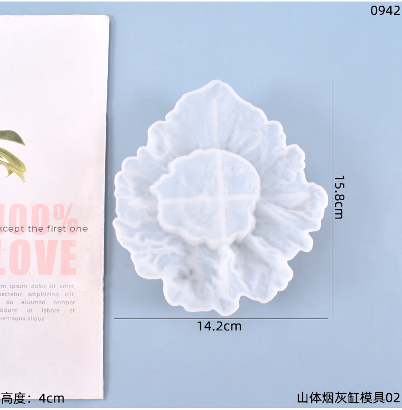 Diy cristal cinzeiro molde art - Desk Setup Nature avaliação e preço