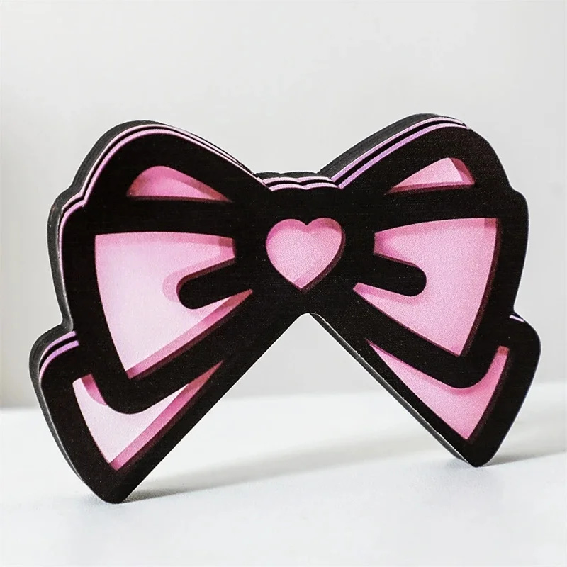 Kawaii rosa acrílico arco moni - Desk Setup Pc avaliação e preço