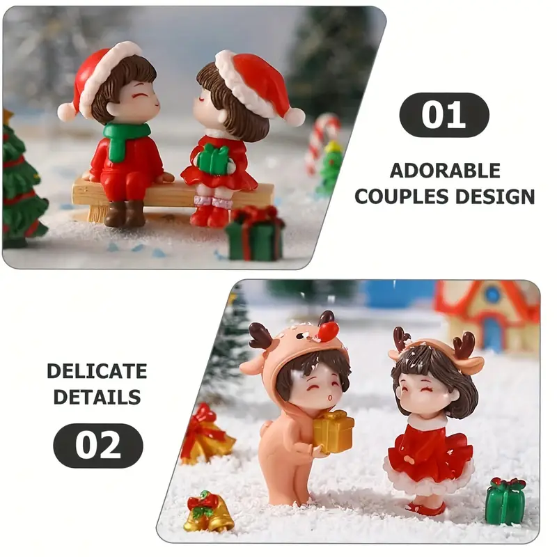 1-10 pares de natal micro pais - Desk Setup Nature avaliação e preço