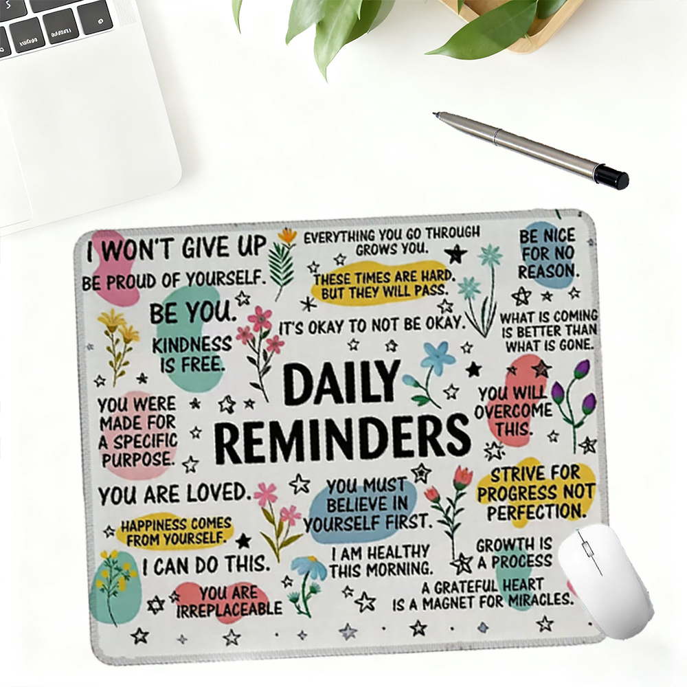 Mouse Pad com Afirmações Posit - Desk Setup Productivity avaliação e preço