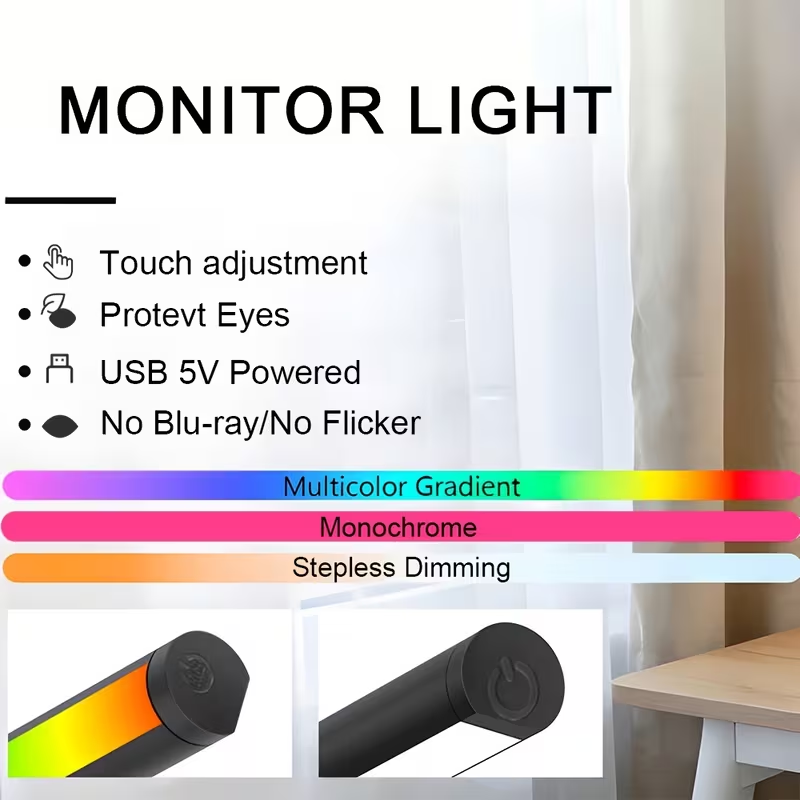 Barra de Luz LED para Monitor  - Gaming Setup Desk avaliação e preço
