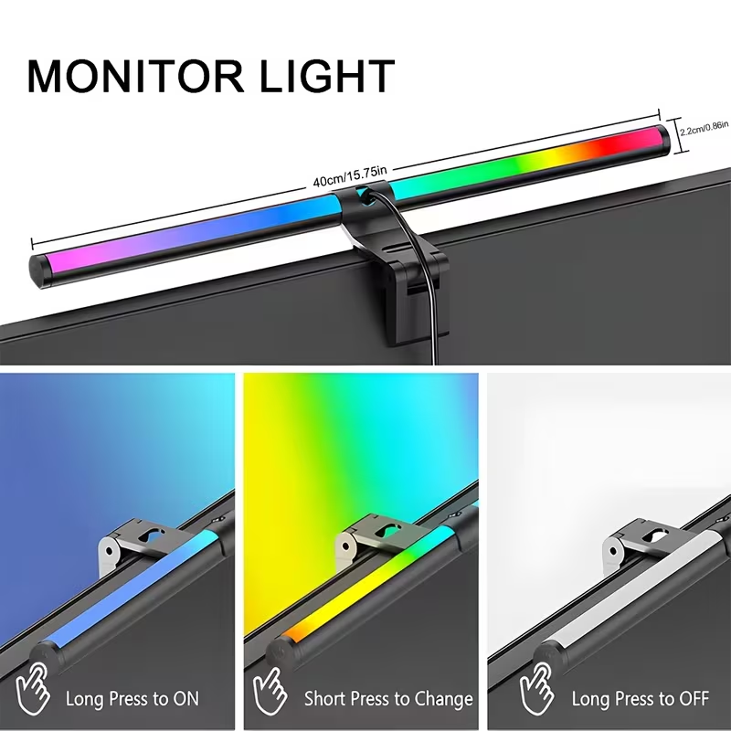 Barra de Luz LED para Monitor  - Gaming Setup Desk avaliação e preço