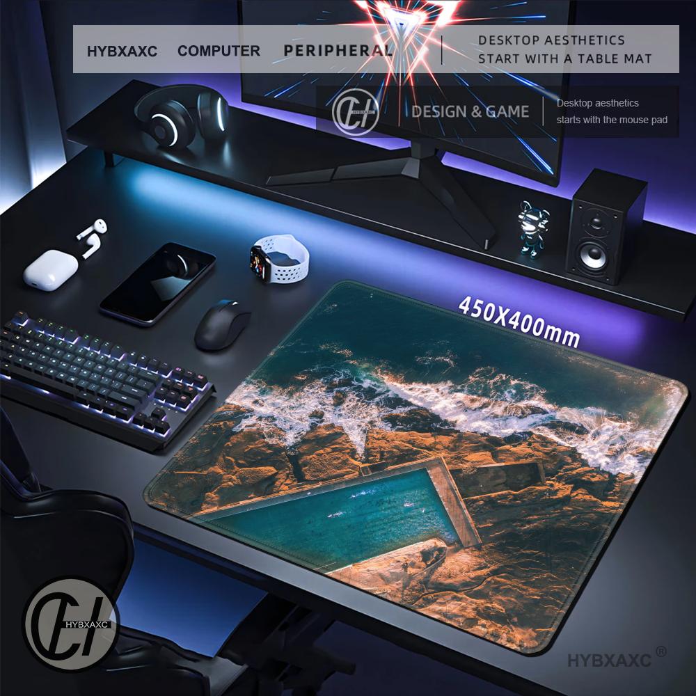 Mouse Pad HYBXAXC com Estampa  - Desk Setup Photography avaliação e preço