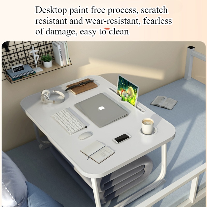 Mesa de cama dobrável pequena  - Desk Setup For Laptop avaliação e preço