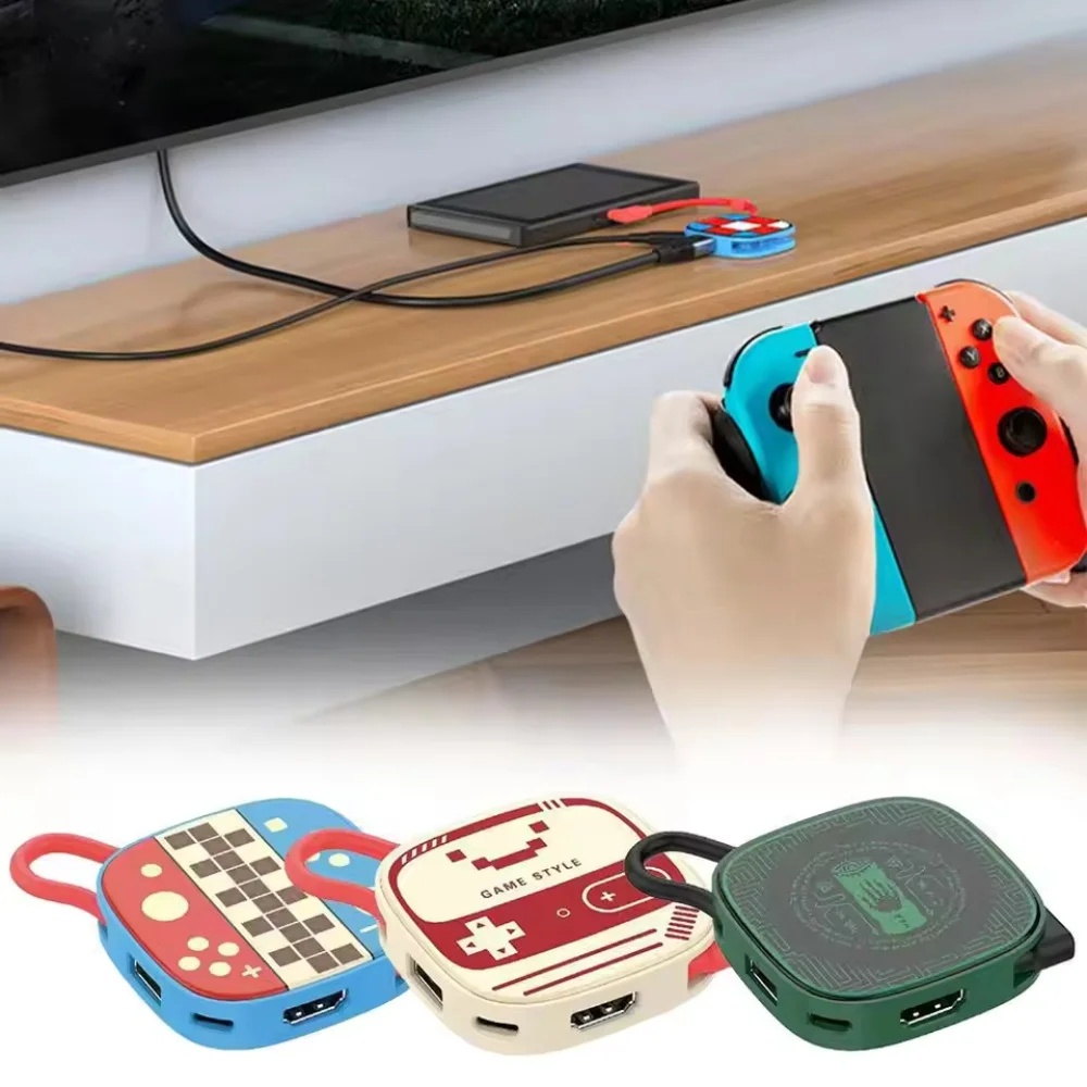 Dock HDMI 4K USB 3.0 para Swit - Desk Setup Usb Hub avaliação e preço