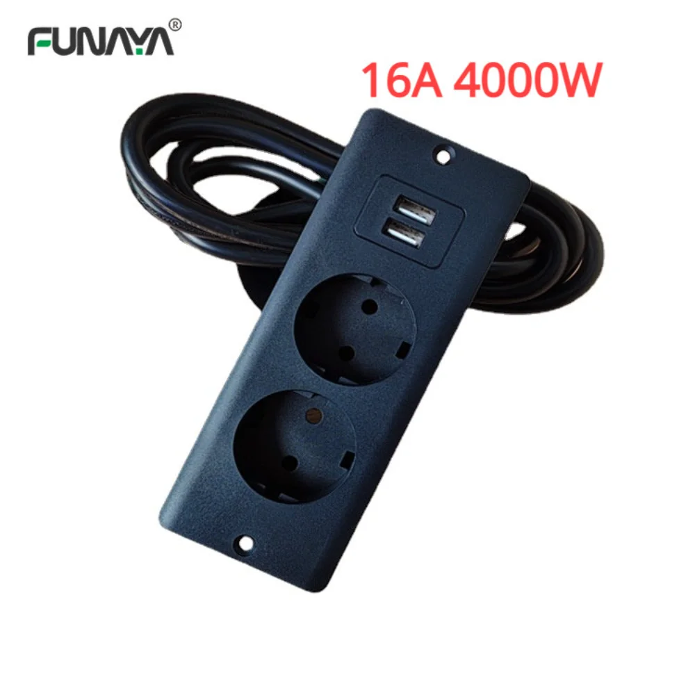 EU KR-Tomadas elétricas embuti - Desk Setup Usb Hub avaliação e preço