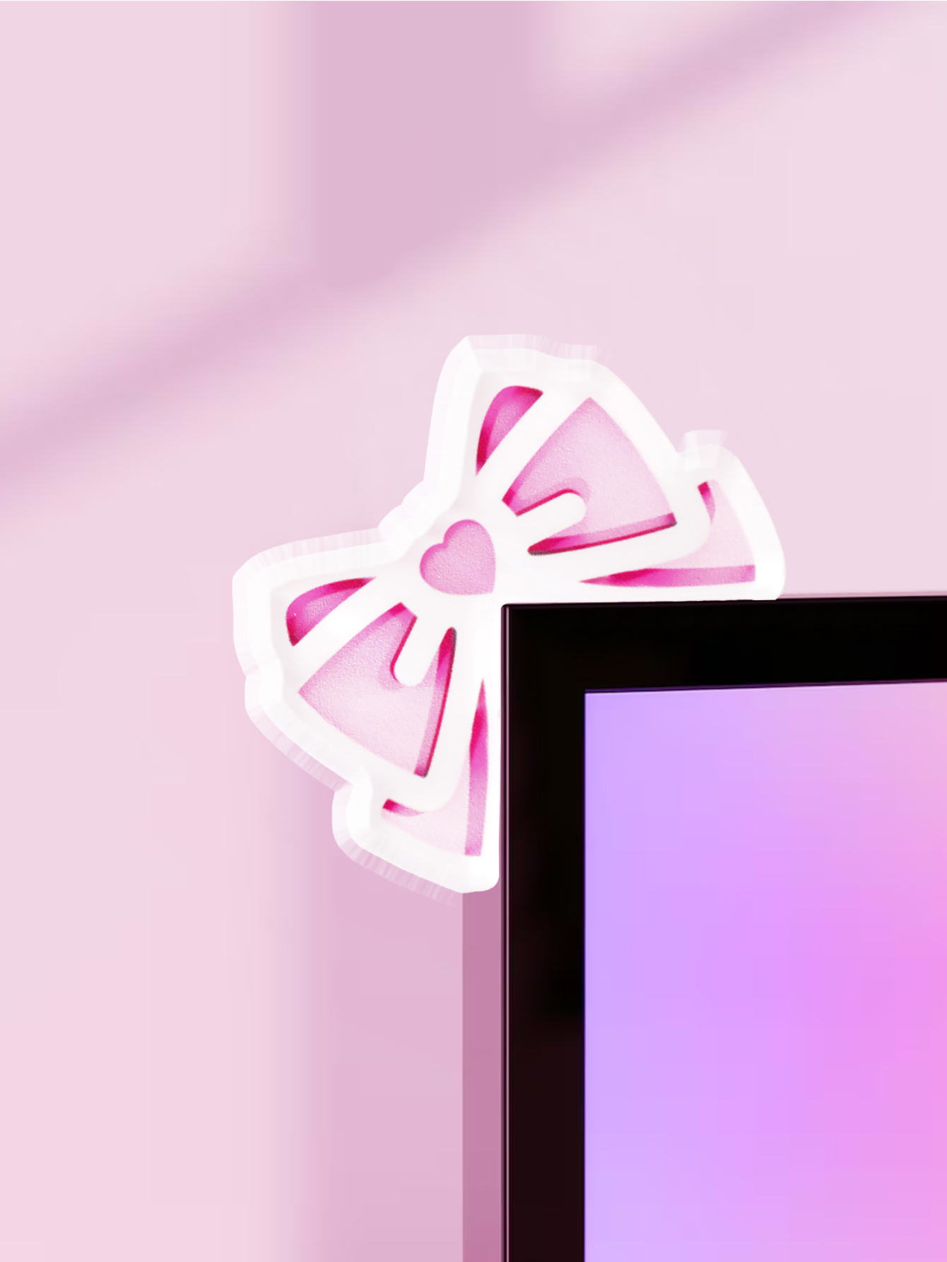 Kawaii arco monitor decoração  - Desk Setup Pc avaliação e preço