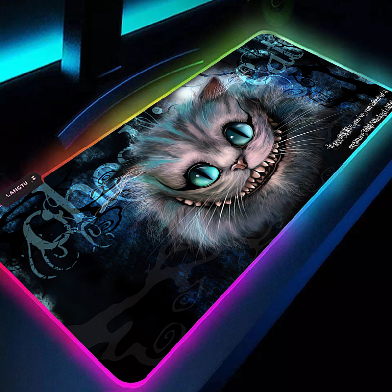 Grande mouse pad rgb a-aletas  - Desk Setup For Laptop avaliação e preço
