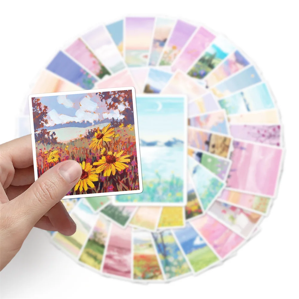 Pintura a óleo de paisagem ade - Desk Setup Nature avaliação e preço